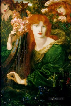 Dante Gabriel Rossetti Painting - La Ghirlandata Pre Raphaelite Brotherhood Dante Gabriel Rossetti
